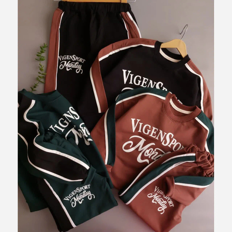 ست بلوز و شلوار پسرانه دورس دونخ لاکرا طرح ویگن اسپرت