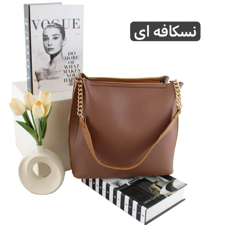 کیف زنانه روزمره و مهمانی چرم مصنوعی زیپدار
