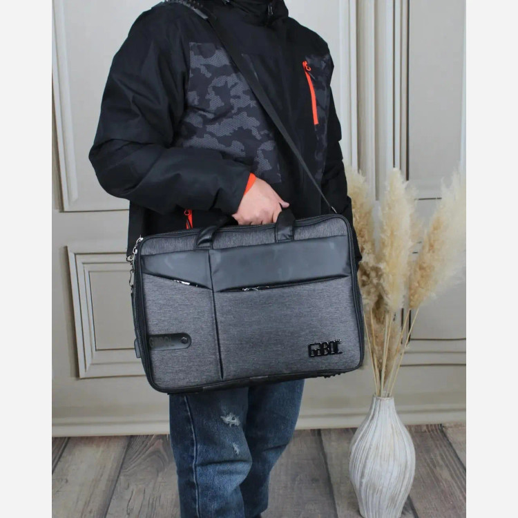 کیف مردانه پارچه ای اداری و روزمره سه بند