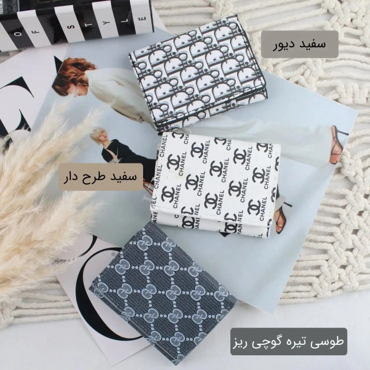 جاکارتی چرم مصنوعی روزمره دکمه ای