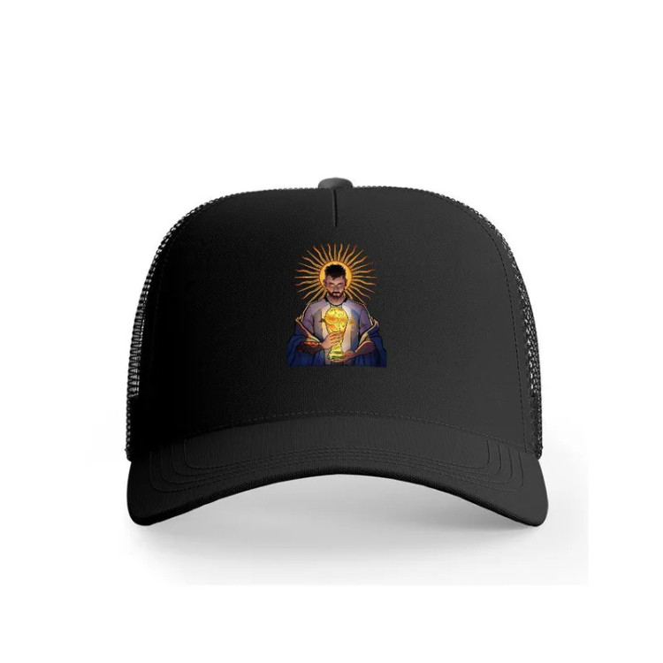 کلاه کپ پاد آفرین مدل فوتبالی لیونل مسی آرژانتین جام جهانی کد 288 | کتان | قابل تنظیم | محافظت در برابر آفتاب
