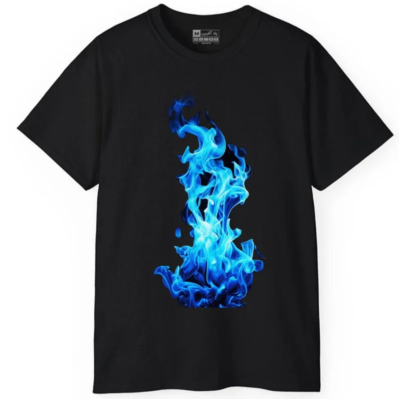 تی شرت آستین کوتاه مردانه پاد آفرین مدل آتش