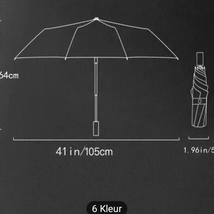 چتر شیشه ای تاشو فول اتوماتیک سایز بزرگسال 8 فنر درجه یک