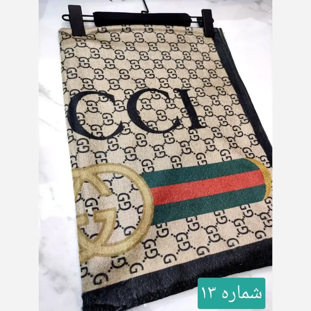 شال اسپرت نخ پنبه قواره بلند زنانه